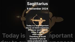 SagittariusCapricorn Today Horoscope  8 November 2024 Friday horoscope daily shorts shortsfeed [upl. by Dressel452]