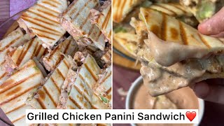 Grilled Chicken Panini Sandwich  easy recipe by Tehreemeats [upl. by Areip]