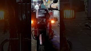 splendor bike kya Modified LED light kya video splendor Modified sticker [upl. by Redliw]