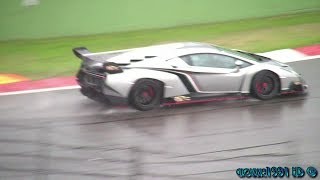 EXCLUSIVE  Lamborghini Veneno first time on track [upl. by Deehan]