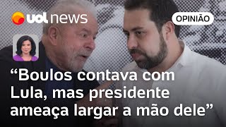 Lula ameaça largar mão de Boulos nas eleições em SP para não amargar derrota para Tarcísio  Landim [upl. by Reed]