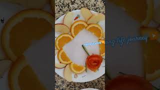 FRUITS PLATTING 😊 platting fruit ideas easy viralshorts [upl. by Nidnarb885]