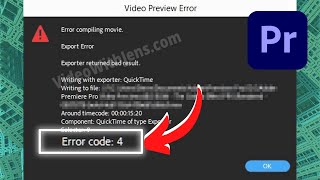 How to Fix Error Code 4 in Premiere Pro 4 Quick Ways [upl. by Pamela]