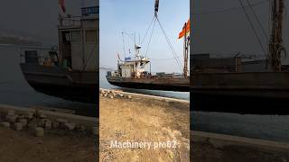 The interesting pulling the boat out of The Sea ytshorts boat viral [upl. by Bornstein]