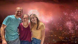 THE MOST INCREDIBLE FIREWORKS EVER  VALPARAISO CHILE [upl. by Ydal420]