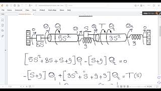 Automatic Control  Rotational Mechanical System Modeling [upl. by Teague240]