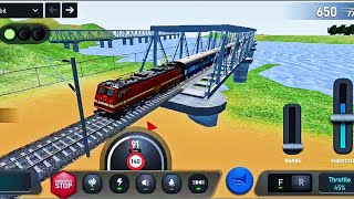 Train simulator game new update 2024  Agra to palwal train simulator game trainsimulator [upl. by Vivia371]