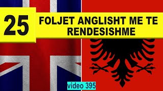 Anglisht I 25 Foljet anglisht me te rendesishme I Anglisht shqip perkthim I video 395 [upl. by Nahama]