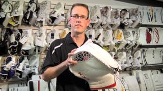 How to Shape a Hockey Goalie Trapper  Source For Sports [upl. by Aidin]