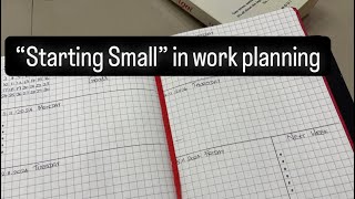 5 Starting Small  Work Planner  தமிழில் [upl. by Seitz]