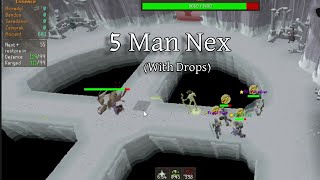 5 Man Nex Kill with drops [upl. by Monah]