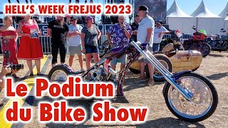 Hells Week Fréjus 2023 Bike Show et Podium [upl. by Enirod]