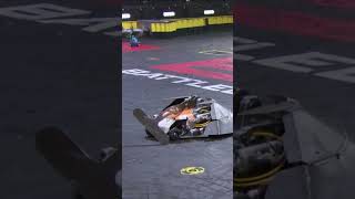 This was a battle 😳 via battlebots shorts [upl. by Goode795]