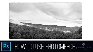 MAKE PANORAMAS WITH PHOTOMERGE [upl. by Weyermann273]