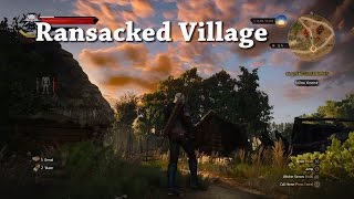 The Witcher 3 Wild Hunt  Ransacked Village [upl. by Nel]