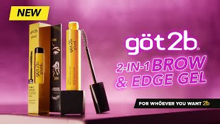 Sculpt shape and define with new göt2b 2in1 Brow amp Edge Gel [upl. by Jeremias]