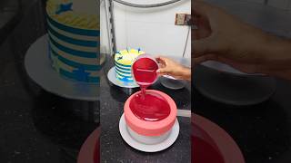 Red velvet glaze cake cake shortvideo food viralvideoシ [upl. by Inele]