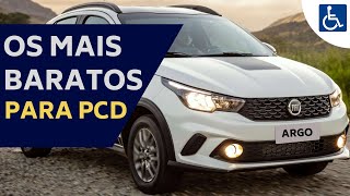 OS 7 CARROS AUTOMÁTICOS COM O MENOR PREÇO PARA PCD [upl. by Grous330]