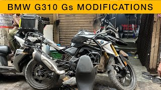 BMW GS310 Modifications For Touring  Gs 310 Modifications 😍 [upl. by Gennie647]