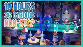 10 HOURS  ALL 36 GYROIDS SINGING Animal Crossing New Horizons Study Exam Background LoFi Music [upl. by Berti618]