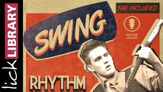 Swing Guitar Lessons  Swing Rhythm  New Release [upl. by Ahseiyk]