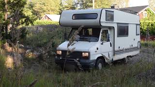 Driving my Fiat Ducato Bürstner 25D 1989 [upl. by Eneleoj]