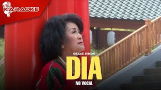 Grace Simon  Dia Official Karaoke Video  No Vocal [upl. by Rhu845]