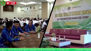 Pra Acara Moderasi Beragama Kantor Kemenag Demak [upl. by Hastie697]