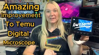 Temu Digital Microscope  Amazing amp Simple Improvement [upl. by Helena549]