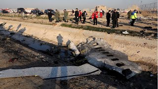 On the ground in the aftermath of Iran plane crash [upl. by Narot810]