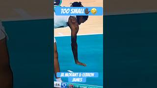 LeBron amp JA MORANT DOES THE TOO SMALL [upl. by Goat514]