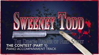 The Contest Part 1  Sweeney Todd  Piano AccompanimentRehearsal Track [upl. by Llenaej513]