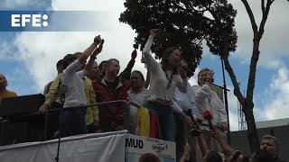 María Corina Machado señala que no acepta quotel chantajequot del Gobierno [upl. by Aeli]