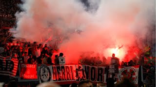 The Athletic Club fans launched flares at the Olympic Stadium  beIN SPORTS USA [upl. by Star]