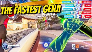 The 1 GENJI quotSHADDER2Kquot Is The FASTEST GENJI In Overwatch 2 [upl. by Novoj]