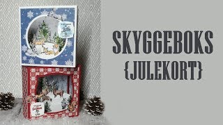 Skyggeboks Julekort Heartfelt Creations quotWoodsy Crittersquot StemplerDies [upl. by Manas]