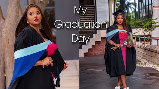 My official graduation day vlog 👩🏽‍🎓 [upl. by Punke968]