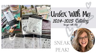 UNBOX WITH ME Sneak Peeks of the 20242025 Annual Stampin Up Catalog [upl. by Annissa400]