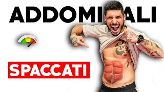 ADDOMINALI DISTRUTTI IN 8 MINUTI  scheda completa [upl. by True]