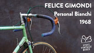 Felice Gimondi Personal Bianchi Road Bicycle 1968 [upl. by Bronder]