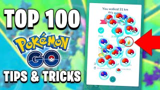 TOP 100 Pokémon GO Tips and Tricks [upl. by Wright]