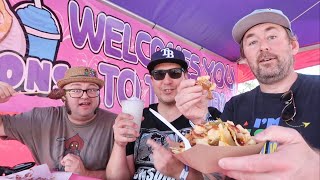 How I Spent Valentines Day At The Florida State Fair  Three Guys On Fair Rides amp Carnival Foods [upl. by Ahsaelat991]