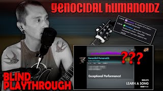 System of a Down  Genocidal Humanoidz  BLIND Guitar Playthrough [upl. by Atiram650]