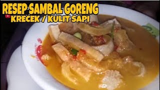 🔴 Resep Cara Membuat Sayur Sambel Goreng Krecek Kulit Sapi Enak amp Lezat by Ratnaesde [upl. by Ziul]