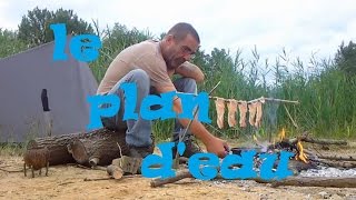 Bivouac bushcraft au plan deau  BBN [upl. by Kelsy]