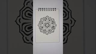 Rangoli pattern mandala design doodle rangoli mandala asmr ytshorts linesandloops speeddraw [upl. by Llertnek343]