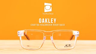 Oakley OX8156 HOLBROOK RX 815603 Eyeglasses Review [upl. by Lamek]