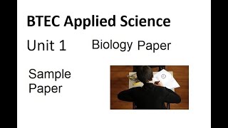 Unit 1 Biology Sample paper [upl. by Bonita]