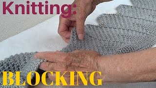 How to Block Your Knits  Knitting Blocking [upl. by Torosian661]