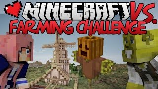 Farming Challenge  Minecraft VS Ep 11 [upl. by Dumm615]